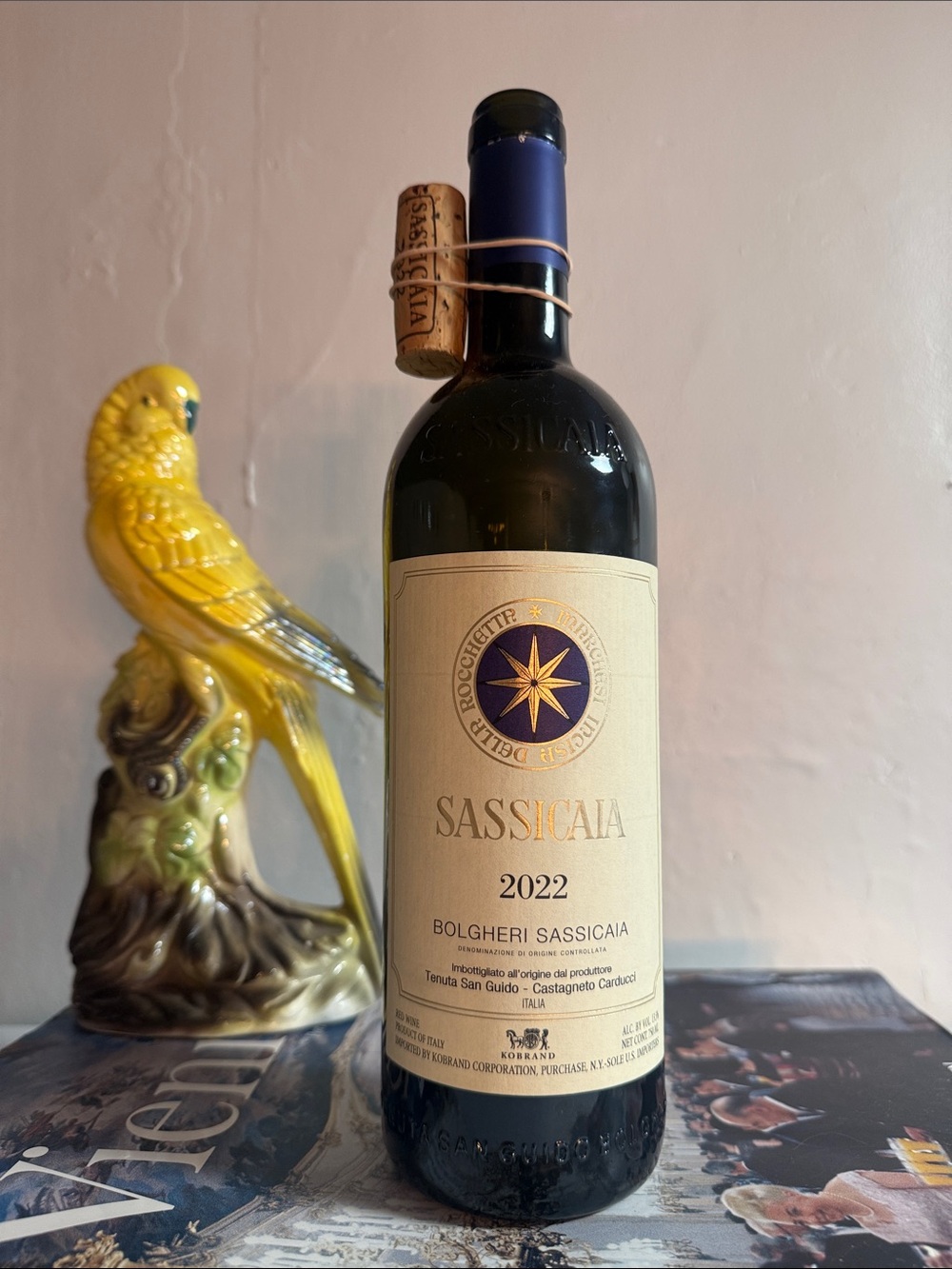 Sassicaia 2022 Bolgheri Sassicaia Super Tuscan Tenuta San Guido EMPTY BOTTLE